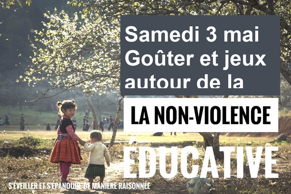 Jeux et goûter autour de la non-violence éducative