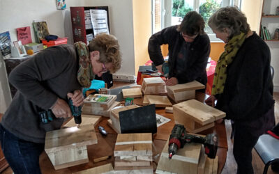 atelier création abris a chauve-souris  .