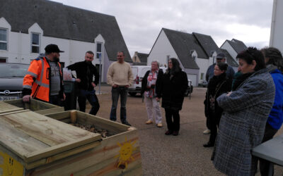 Inauguration du composteur collectif