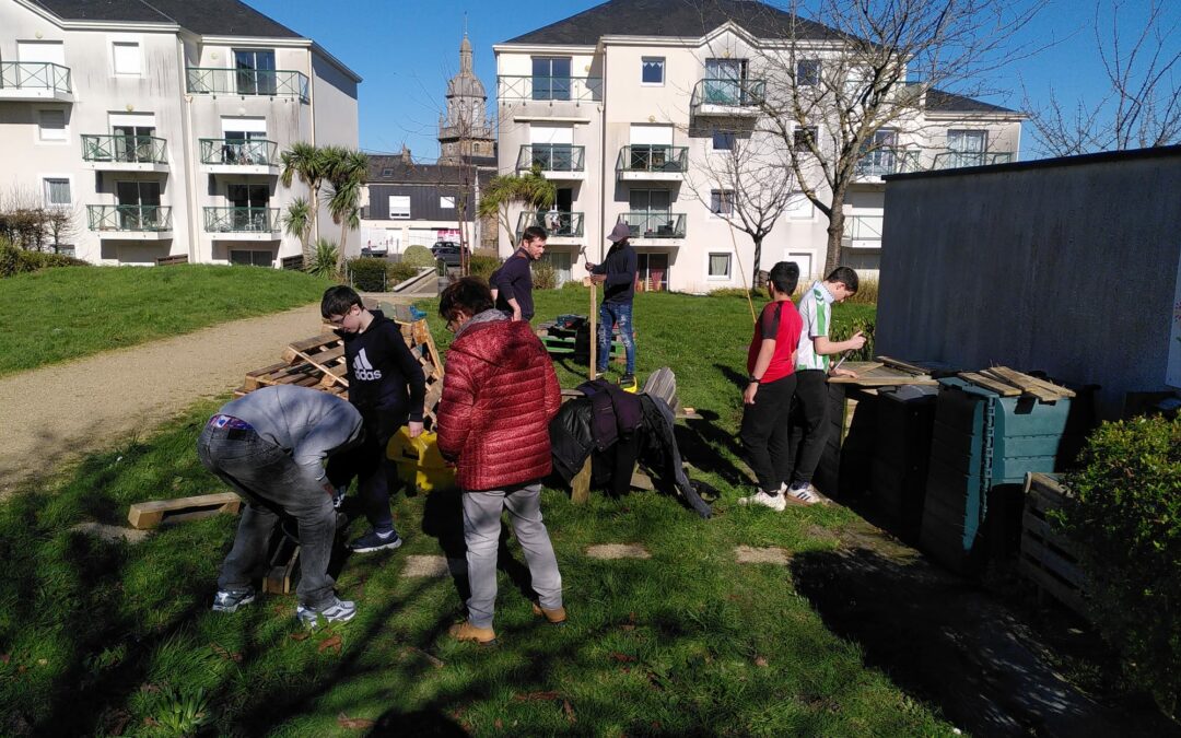 On construit le square des Libellules