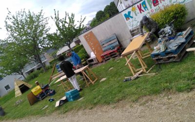 Fabrication de jeux en matériaux de récup’